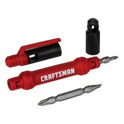 Best Pirce 👍 CRAFTSMAN Precision Screwdriver - 4 Magnetic Bits - Red and Black 🔔