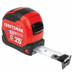 Promo ❤️ CRAFTSMAN Magnetic Measuring Tape - PRO-11 - 1.25'' x 25' - Red 🛒 -CRAFTSMAN Sales 2022 00276998c L