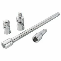 New 🌟 CRAFTSMAN Accessory Set - Chrome - 1/4" - 4 Pieces 👍