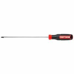 Buy ⌛ CRAFTSMAN Crosstip Screwdriver - Bi-Material - #2 x 10" - Red and Black 🎁
