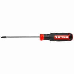 Budget 🧨 CRAFTSMAN Crosstip Screwdriver - Bi-Material - #3 x 6" - Red and Black 🎉