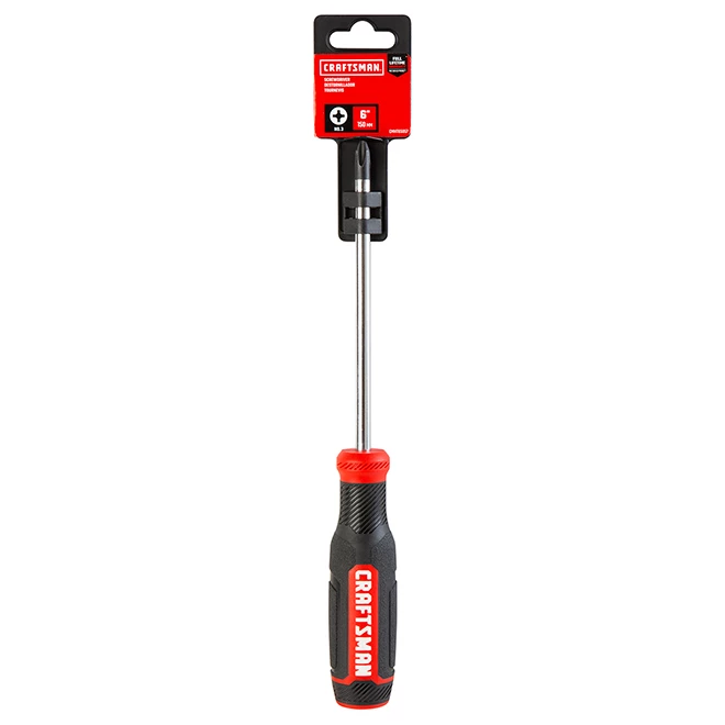 Budget 𧨠CRAFTSMAN Crosstip Screwdriver - Bi-Material - #3 x 6" - Red and Black π 3 Budget 𧨠CRAFTSMAN Crosstip Screwdriver - Bi-Material - #3 x 6" - Red and Black π - Image 3