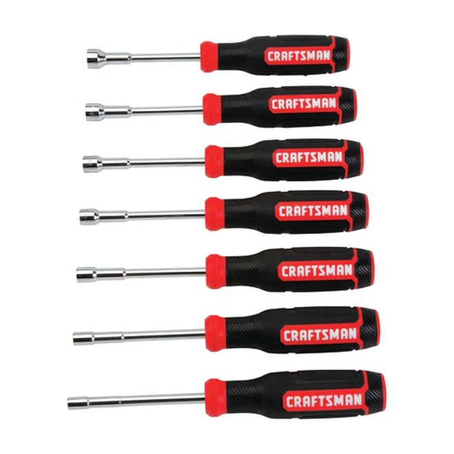 Deals โค๏ธ CRAFTSMAN Nut Driver Set - 1/4'' - Black/Red - 7 pieces ๐ 1 Deals โค๏ธ CRAFTSMAN Nut Driver Set - 1/4'' - Black/Red - 7 pieces ๐