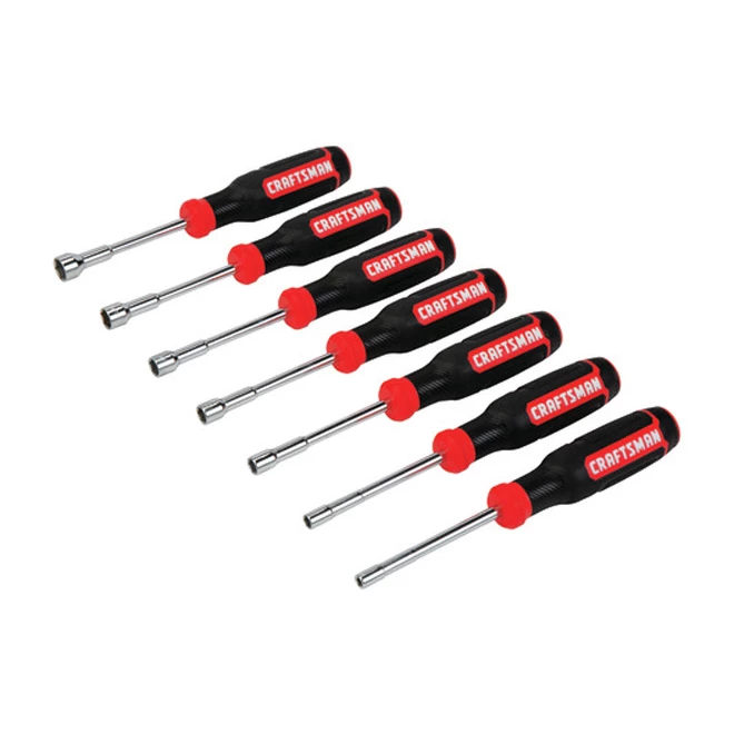 Deals โค๏ธ CRAFTSMAN Nut Driver Set - 1/4'' - Black/Red - 7 pieces ๐ 2 Deals โค๏ธ CRAFTSMAN Nut Driver Set - 1/4'' - Black/Red - 7 pieces ๐ - Image 2