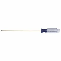 Coupon 🎉 CRAFTSMAN Steel Phillips Screwdriver - #2 x 8" - Blue and Clear 🌟