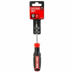 New 🥰 CRAFTSMAN Crosstip Screwdriver - Bi-Material - #1 x 3" - Red and Black ❤️ -CRAFTSMAN Sales 2022 00277045c L