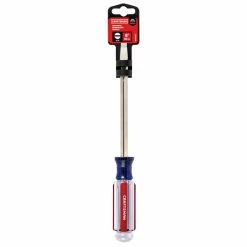 Flash Sale ✔️ CRAFTSMAN Steel Flat Blade Screwdriver - 5/16" x 6" - Blue/Red 🎉 -CRAFTSMAN Sales 2022 00277066c L