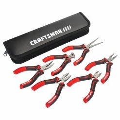 Top 10 👏 CRAFTSMAN Pliers Set - Mini - Steel - Red and Black - 6/Pk 😀