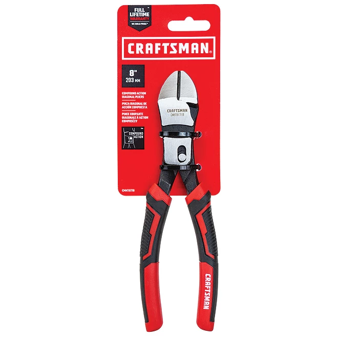 Wholesale 🛒 CRAFTSMAN Diagonal Cut Pliers - Compound Action - 8'' 😀 3 Wholesale 🛒 CRAFTSMAN Diagonal Cut Pliers - Compound Action - 8'' 😀 - Image 3