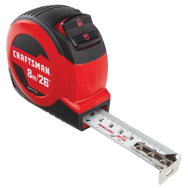 Coupon ๐ CRAFTSMAN Self-Locking Measuring Tape - 1'' x 26' - Red โญ 2 Coupon ๐ CRAFTSMAN Self-Locking Measuring Tape - 1'' x 26' - Red โญ - Image 2
