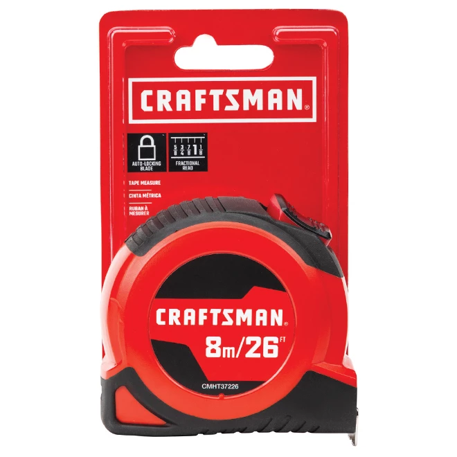 Coupon ๐ CRAFTSMAN Self-Locking Measuring Tape - 1'' x 26' - Red โญ 4 Coupon ๐ CRAFTSMAN Self-Locking Measuring Tape - 1'' x 26' - Red โญ - Image 4