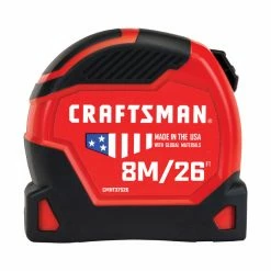 Buy 🤩 CRAFTSMAN PRO-11 Measuring Tape - 1.25'' x 26' - Red 🛒