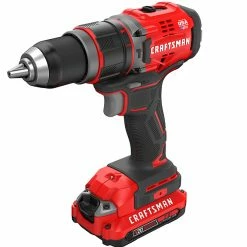 New 🛒 Craftsman 🔨 Hammer Drill - 20-Volt - 2 Speed - LED Light 👍 -CRAFTSMAN Sales 2022 00277091c L