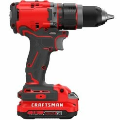 New 🛒 Craftsman 🔨 Hammer Drill - 20-Volt - 2 Speed - LED Light 👍 -CRAFTSMAN Sales 2022 00277091d L