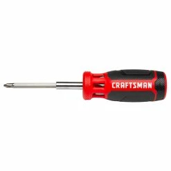 Discount 🤩 CRAFTSMAN Multi-Bit Screwdriver - Push-N-Pick - Red and Black 🎉