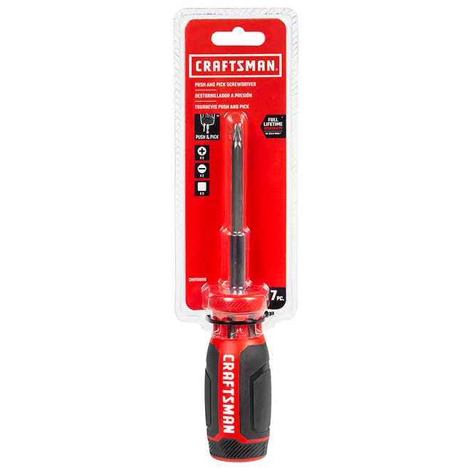 Discount 🤩 CRAFTSMAN Multi-Bit Screwdriver - Push-N-Pick - Red and Black 🎉 4 Discount 🤩 CRAFTSMAN Multi-Bit Screwdriver - Push-N-Pick - Red and Black 🎉 - Image 4