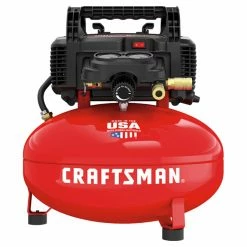 Cheap 🎁 Craftsman Oil-Free Air Compressor - 6-gal. - 150 psi - Red and Black 🔥
