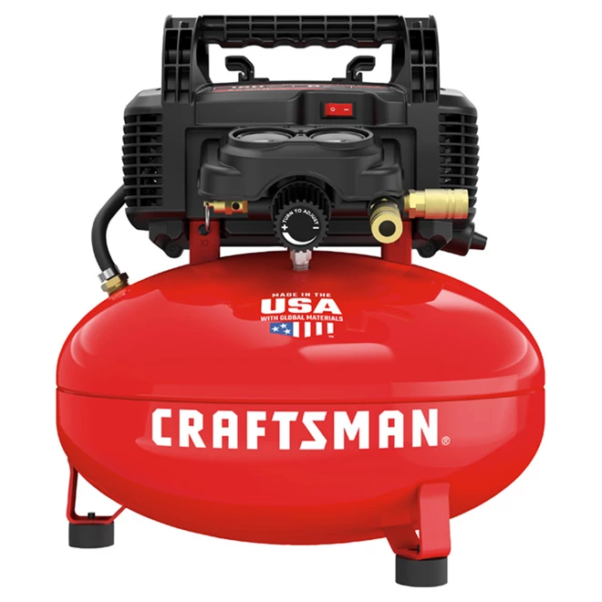 Cheap ๐ Craftsman Oil-Free Air Compressor - 6-gal. - 150 psi - Red and Black ๐ฅ 1 Cheap ๐ Craftsman Oil-Free Air Compressor - 6-gal. - 150 psi - Red and Black ๐ฅ