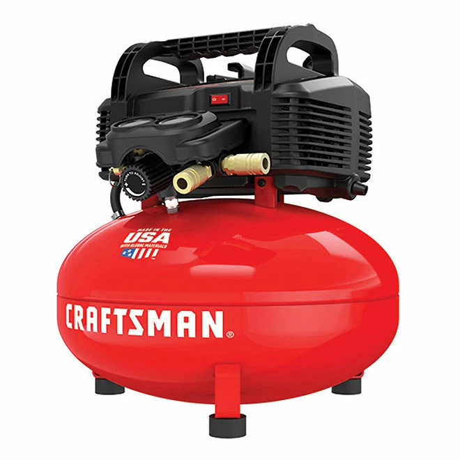 Cheap ๐ Craftsman Oil-Free Air Compressor - 6-gal. - 150 psi - Red and Black ๐ฅ 2 Cheap ๐ Craftsman Oil-Free Air Compressor - 6-gal. - 150 psi - Red and Black ๐ฅ - Image 2