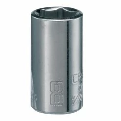 Best deal ⌛ Craftsman 6-Point Shallow Socket - Steel - Drive 8 mm x 1/4-in ⭐