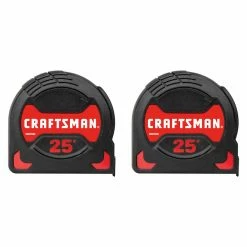 Best deal 👍 Craftsman Easy Grip 2-Pack 25-ft Measuring Tapes 🔥