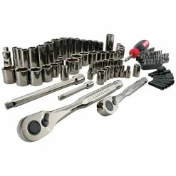 Flash Sale 😉 Craftsman 17-in 105-Piece Gunmetal Chrome Mechanic's Tool Set 🎁