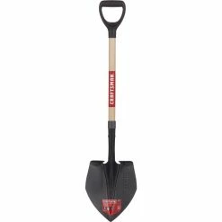 Discount 🌟 Craftsman Tempered Steel Round Shovel - 37 1/2-in - Black 🎁