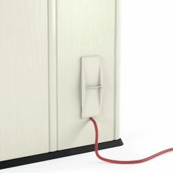 Hot Sale 🎁 Craftsman Garden Shed - Peppercorn Trim - 7-ft L x 7-ft W - Gable - Resin 👏 -CRAFTSMAN Sales 2022 07805090e L