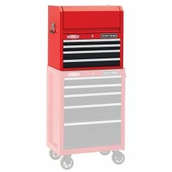 Budget 🌟 CRAFTSMAN Tool Chest - 4 Drawers - 26" x 16" x 24.5" - Red and Black ❤️ -CRAFTSMAN Sales 2022 16765003e L