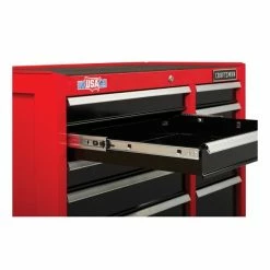Best Sale 🔔 CRAFTSMAN Tool Cabinet - 10 Drawers - 41" x 18" x 37.5" - Red and Black 🔔 -CRAFTSMAN Sales 2022 16765006c L