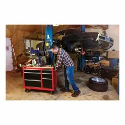 Best deal 🎁 CRAFTSMAN Workbench - 6 Drawers - 41" x 18" x 34" - Red and Black 🔔 -CRAFTSMAN Sales 2022 16765009e L