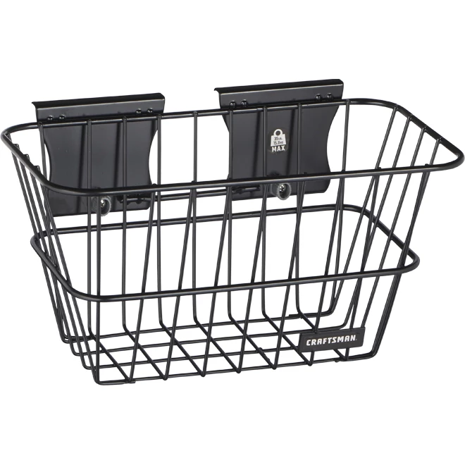 New ๐ Craftsman VersaTrack Wall Storage Wire Basket - Black Steel โค๏ธ 1 New ๐ Craftsman VersaTrack Wall Storage Wire Basket - Black Steel โค๏ธ