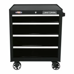 Budget 🔔 Craftsman 4-Drawer Mobile Tool Chest - 26-in - Black ✔️