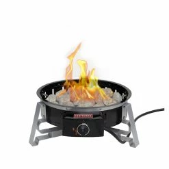 Hot Sale 🔥 Craftsman Portable Lightweight Fire Pit - Red - 65,000-BTU - Impulse Ignition - 27-in L x 22 19/64-in W x 15-in H 🎉 -CRAFTSMAN Sales 2022 20555052d L