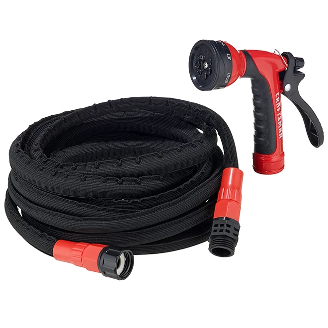 Best Pirce 😀 CRAFTSMAN Expanding Garden Hose - 50' - Black and Red 🎉 1 Best Pirce 😀 CRAFTSMAN Expanding Garden Hose - 50' - Black and Red 🎉