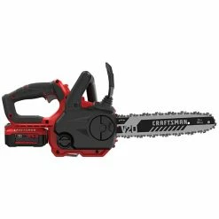 New 🔔 Craftsman V20 Compact Cordless Chainsaw - 20 V - 4 A - 12-in - Red 😍 -CRAFTSMAN Sales 2022 22465131c L