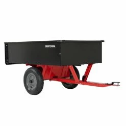 Budget ⭐ Craftsman 12-cu ft Steel Dump Cart - Red ✔️