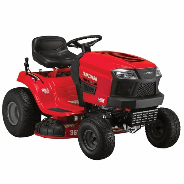 Promo ๐ Craftsman T100 11.5 HP Manual/Gear 36-in Riding Lawn Mower โจ 1 Promo ๐ Craftsman T100 11.5 HP Manual/Gear 36-in Riding Lawn Mower โจ