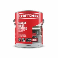 New 😍 Craftsman 3.78-L Light-Grey Satin Garage Floor 🧥 Coating 🔥