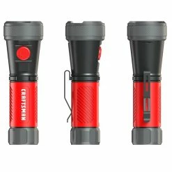 Deals 💯 CRAFTSMAN Swiveling Flashlight - Red and Black 👍
