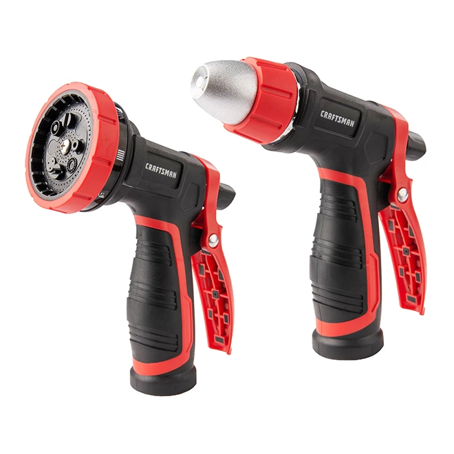 Best Pirce ❤️ CRAFTSMAN Set of 2 Watering Guns - Zinc/ABS - Red/Black 🧨 1 Best Pirce ❤️ CRAFTSMAN Set of 2 Watering Guns - Zinc/ABS - Red/Black 🧨