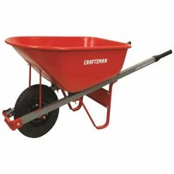 Best deal 🎉 Craftsman(R) Wheelbarrow - 6 cu.ft - Steel - Red 😀
